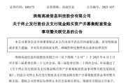 北京688175，终止重大资产重组