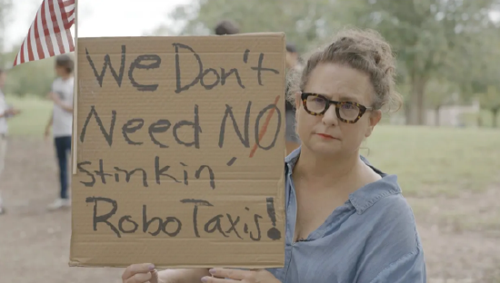 特斯拉在得州奥斯汀遭遇抗议活动：反对马(🐃)斯克Robotaxi计(🕸)划